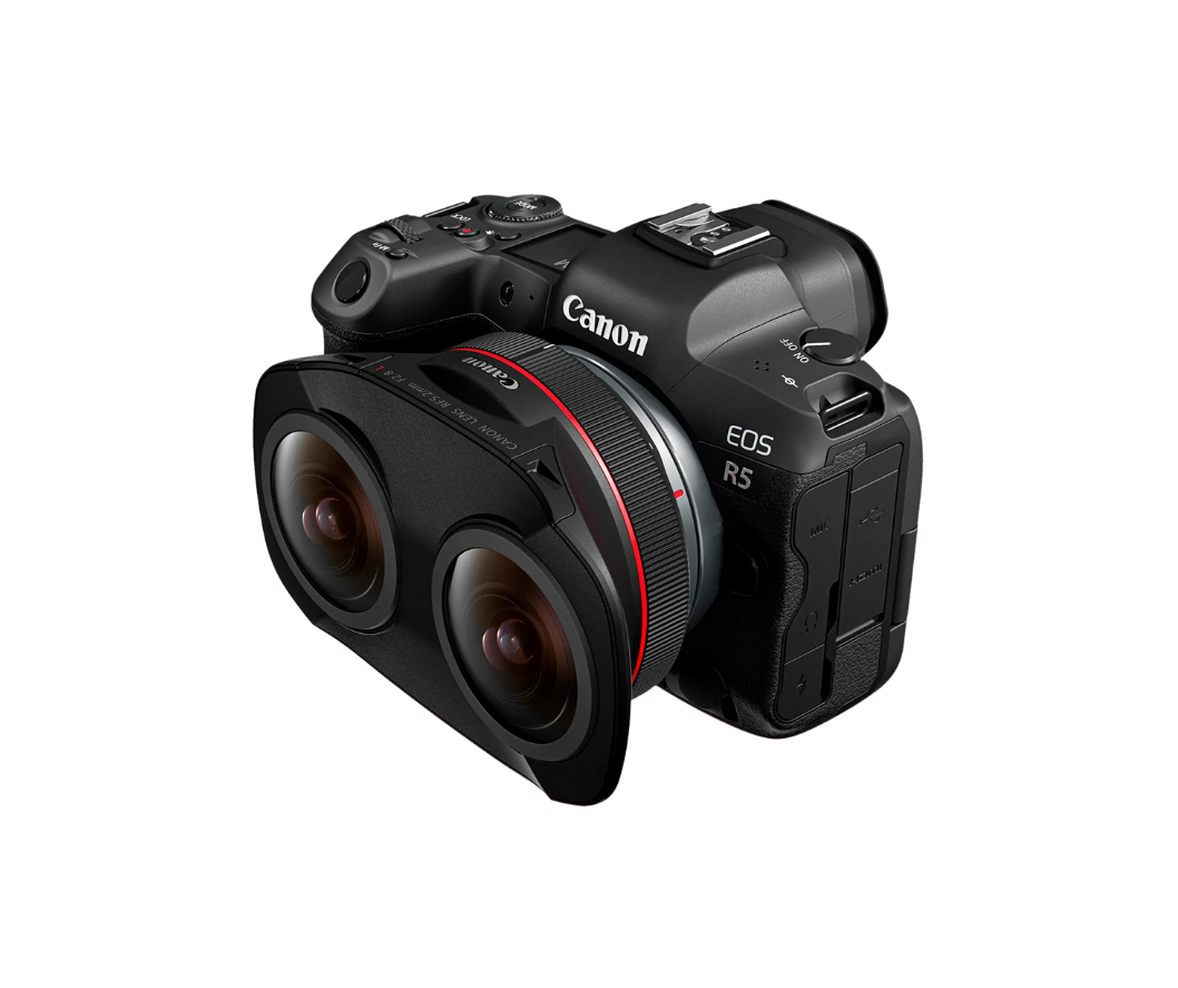 Canon R5 with RF 5.2mm Dual Fisheye lens